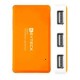 HUB 4 PORTE USB 2.0 LONG ORANGE