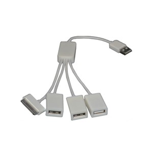 HUB USB 3 PORTE + CAVO PER IPHONE IPAD