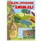 ALBUM COLOR E STICKERS ANIMALI 603119