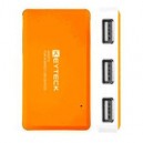 HUB 4 PORTE USB 2.0 LONG ORANGE