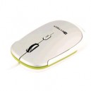 MOUSE LASER FLAT SILVER USB