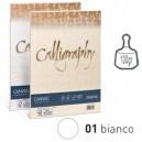 Carta CALLIGRAPHY CANVAS 100gr A4 50fg bianco 01 FAVINI  