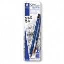 Astuccio metallo 5 matite+pennello Mars® Lumograph® acquerell. 3 grad.Staedtler 