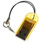 LETTORE USB PER MICRO SD IN BLISTER COLORI VARI